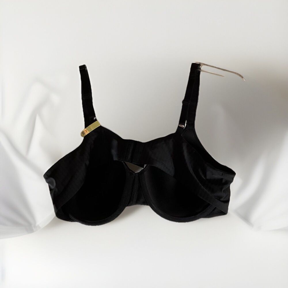 New Playtex Secrets Bra Perfectly Smooth UW Black US4747 Size 42B Striped Nice - Picture 3 of 8